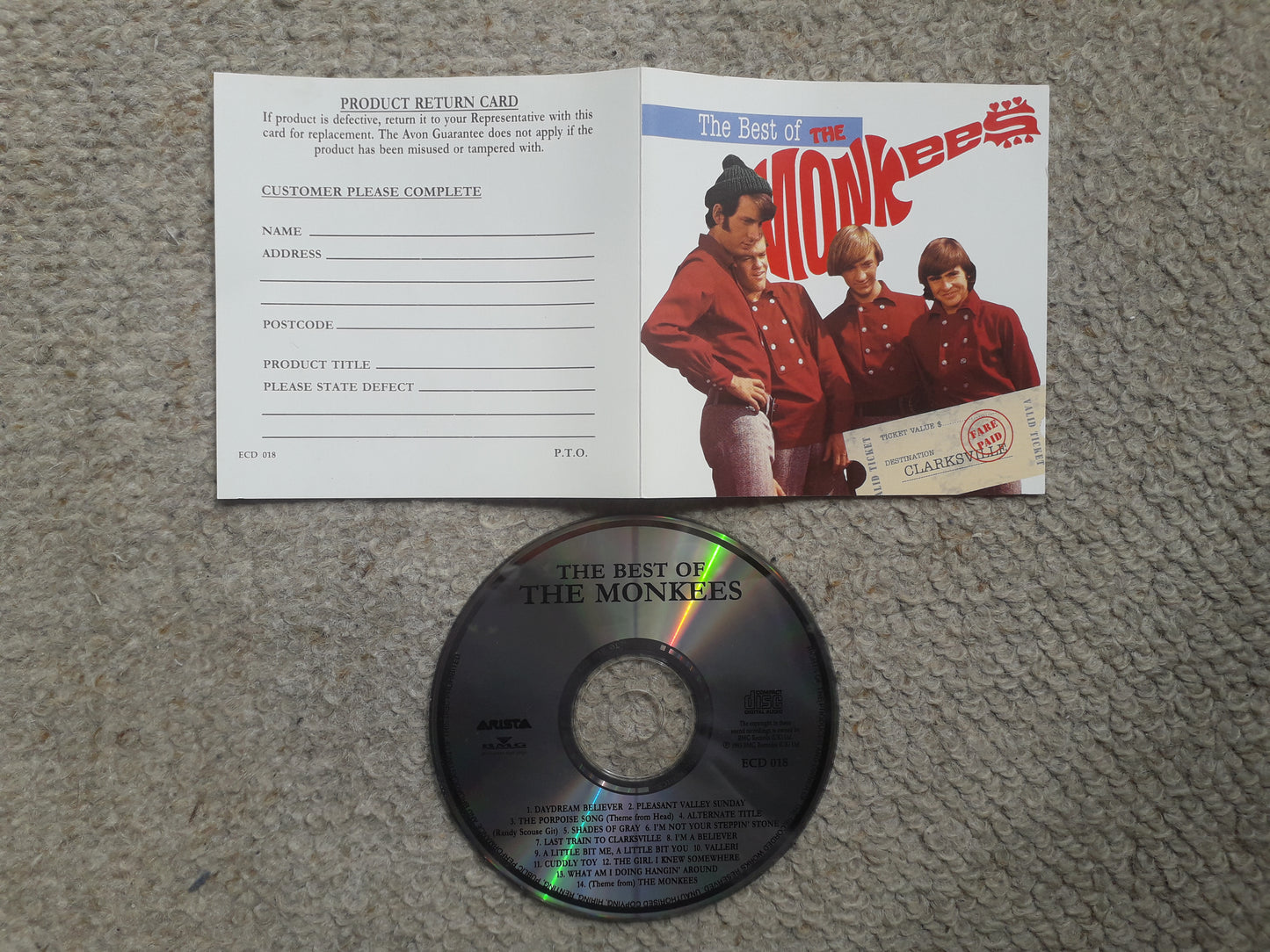 The Monkees-The Best Of The Monkees (ECD 018)