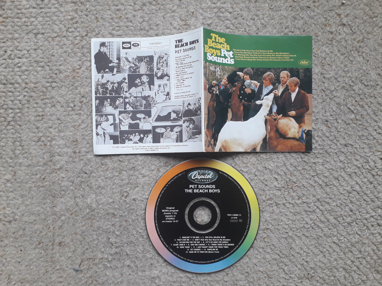 Beach Boys-Pet Sounds CD Mono & Stereo (7243 5 26266 2 5)