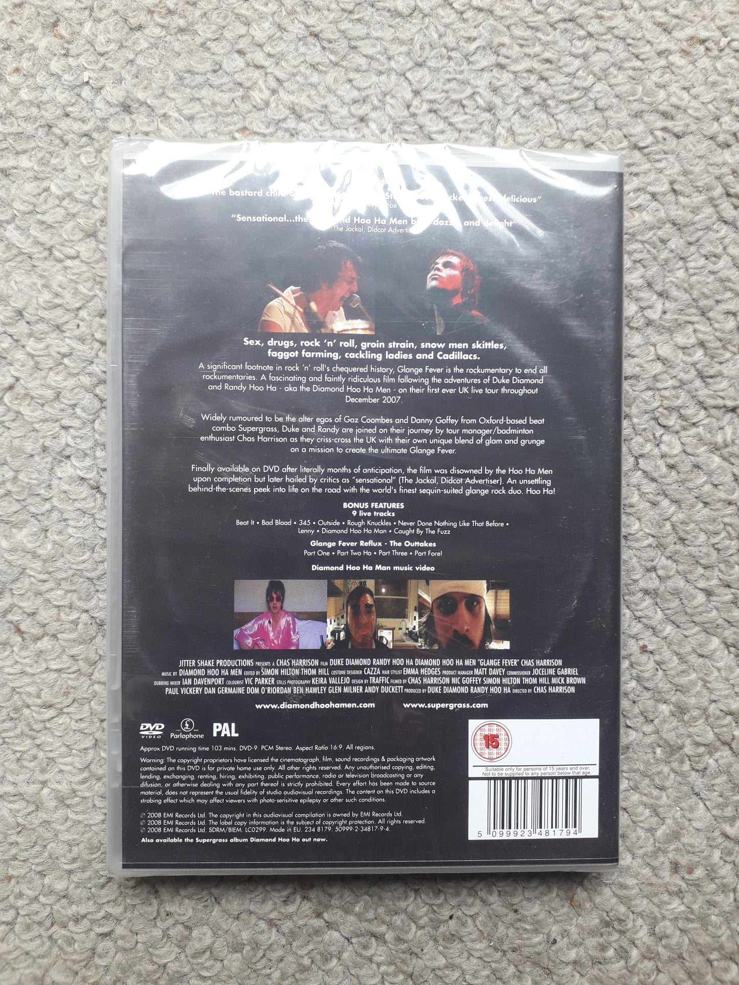 Supergrass Presents Diamond Hoo Ha Men – Glange Fever