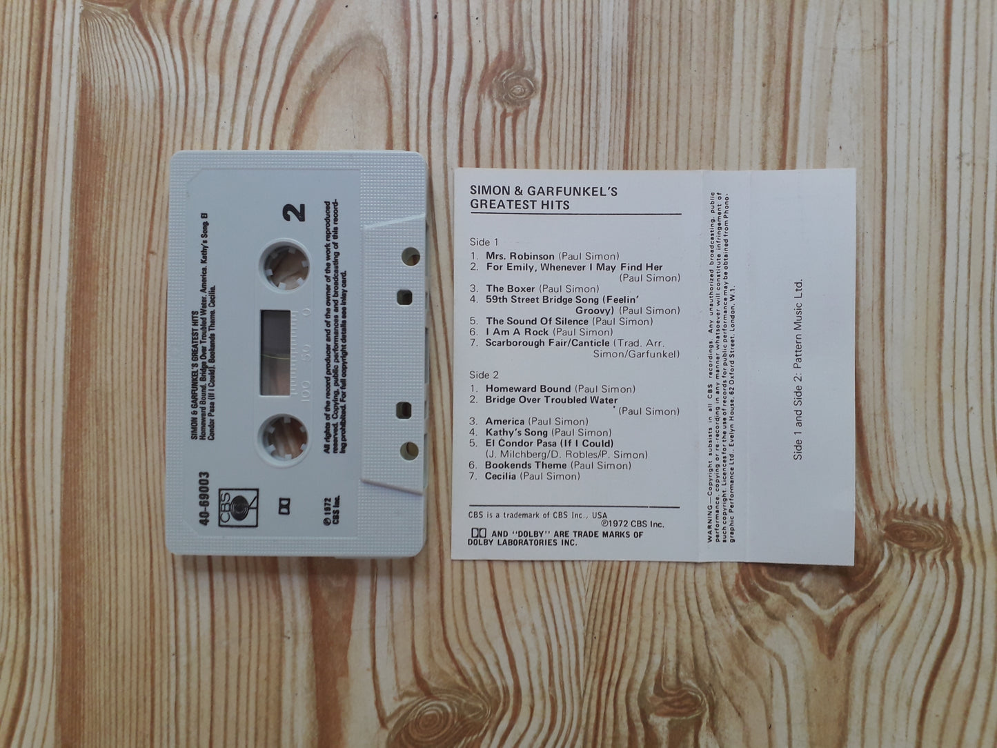 Simon & Garfunkel-Simon & Garfunkel's Greatest Hits Cassette (40-69003)