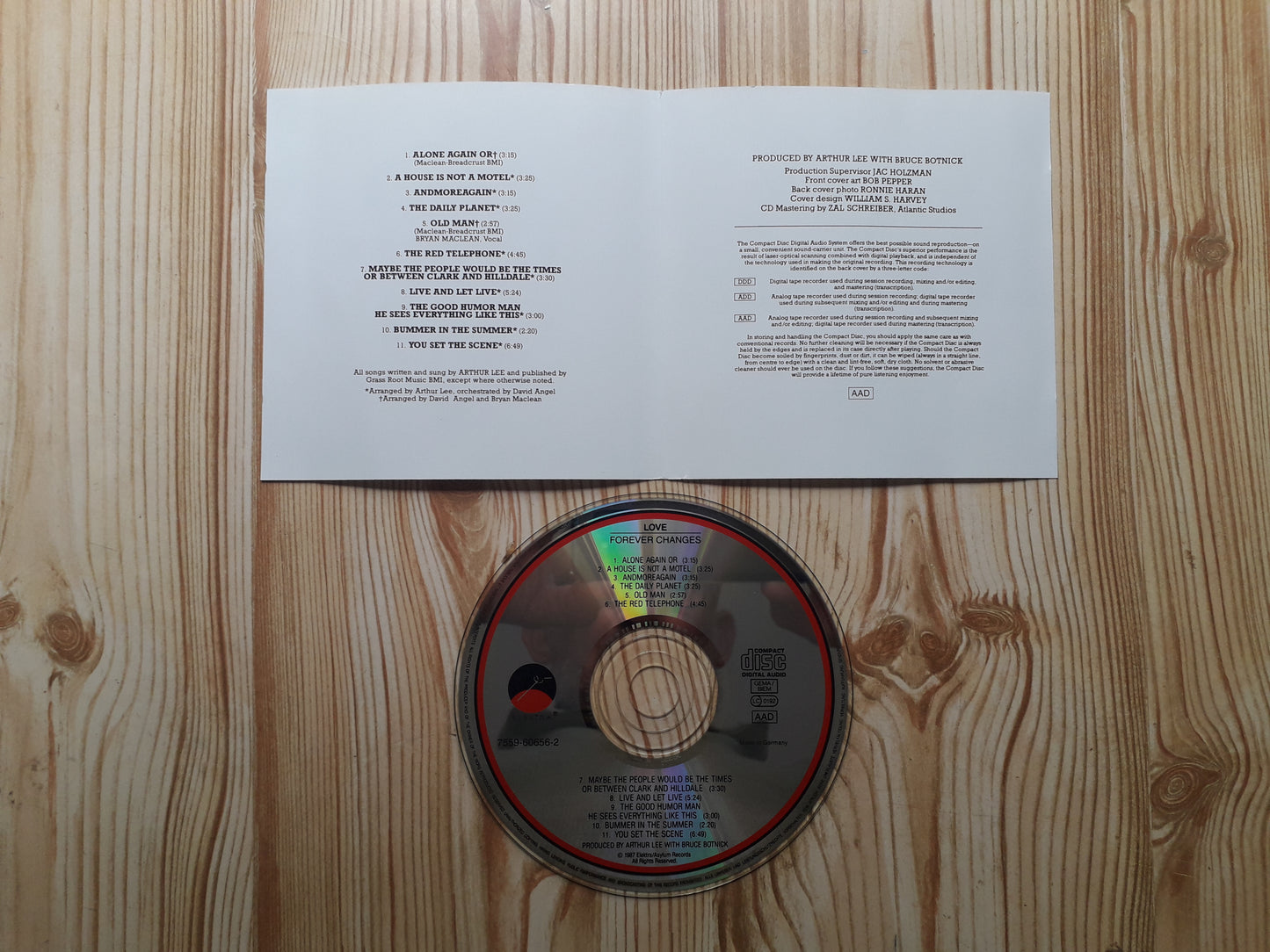 Love-Forever Changes CD (7559-60656-2)