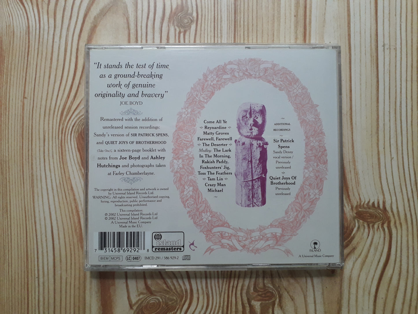 Fairport Convention – Liege & Lief CD Expanded ( IMCD 291)