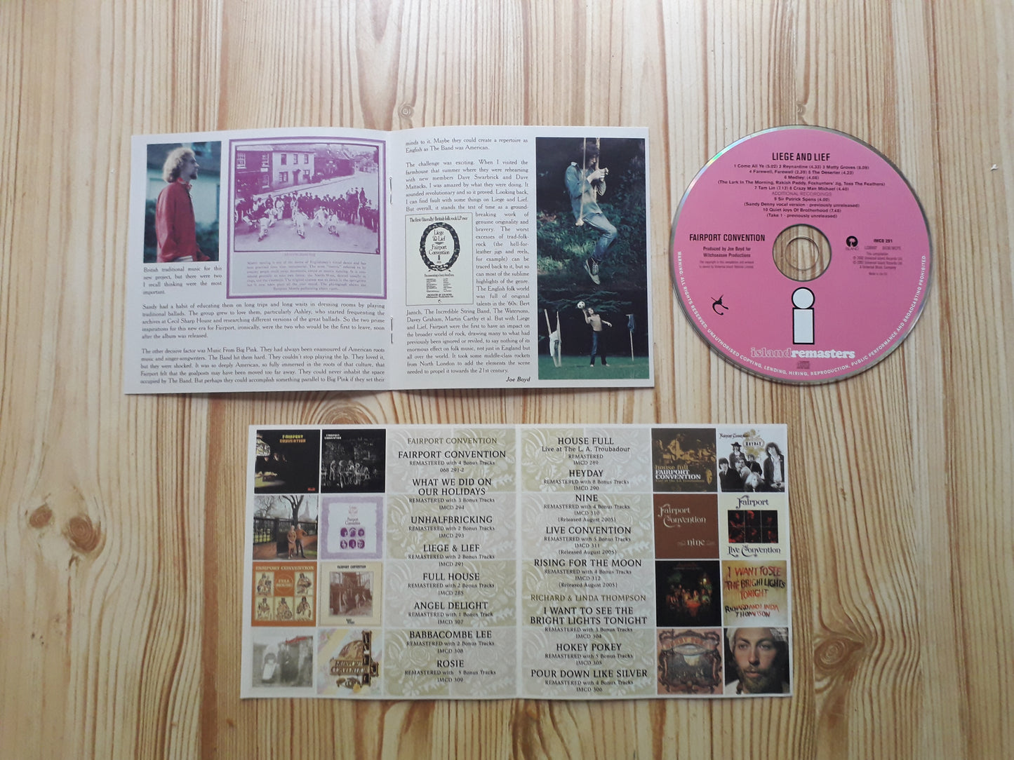 Fairport Convention – Liege & Lief CD Expanded ( IMCD 291)