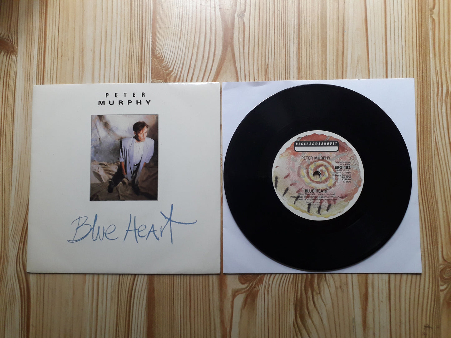 Peter Murphy-Blue Heart 7" (BEG 162)