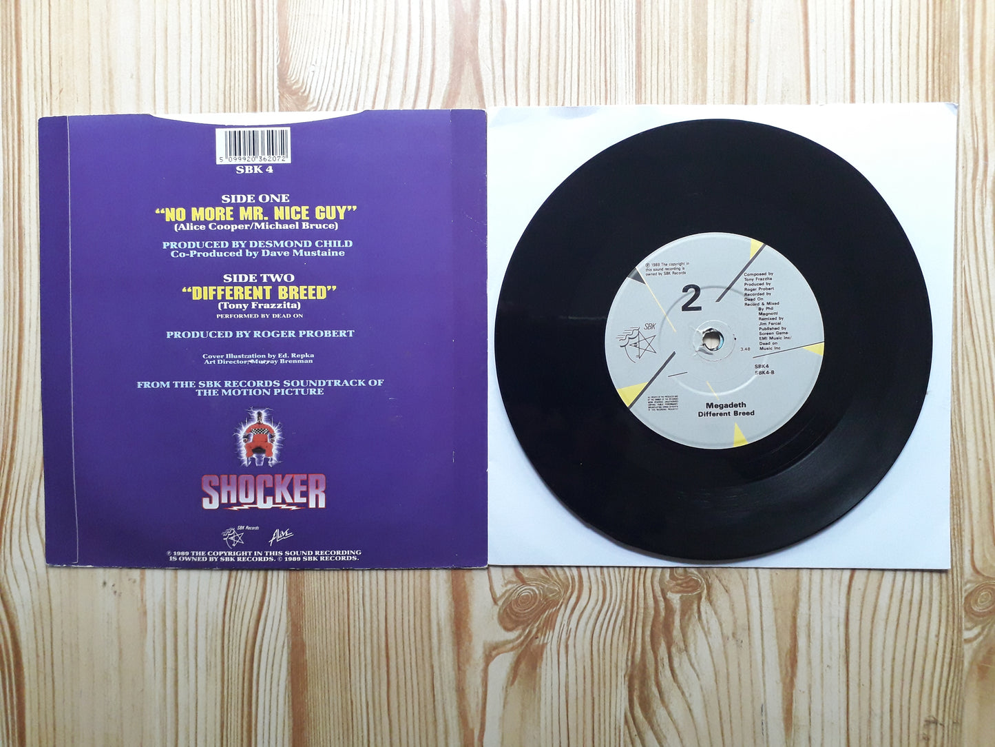 Megadeth-No More Mr.Nice Guy 7" (SBK 4)