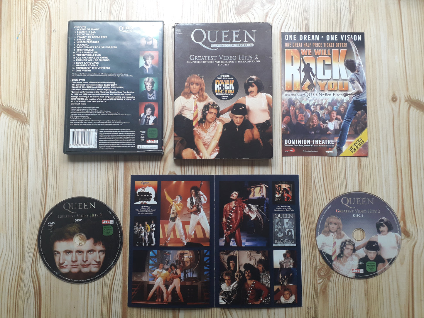 Queen-Greatest Video Hits 2 Double DVD Set (7243 4 90983 9 8)