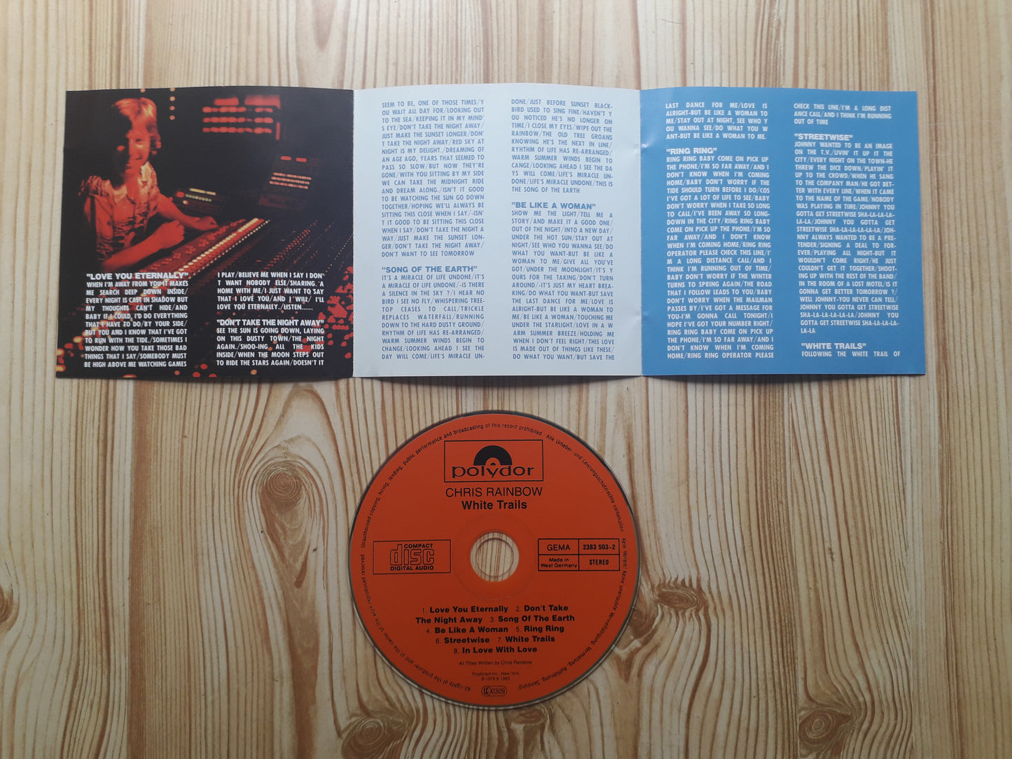 Chris Rainbow-White Trails CD (2383 503-2)