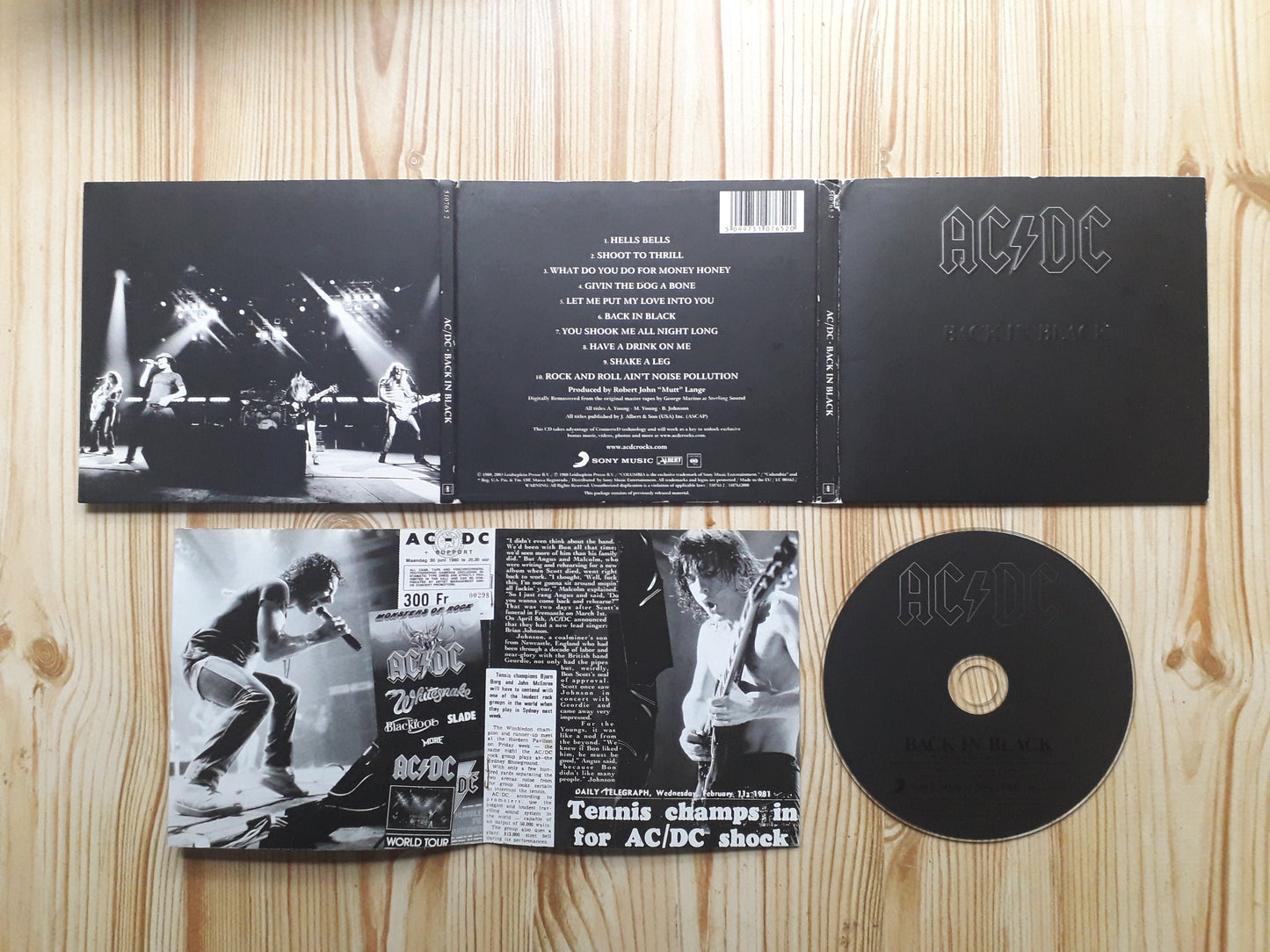 AC/DC-Back In Black CD (510765 2 Triple Digipak)