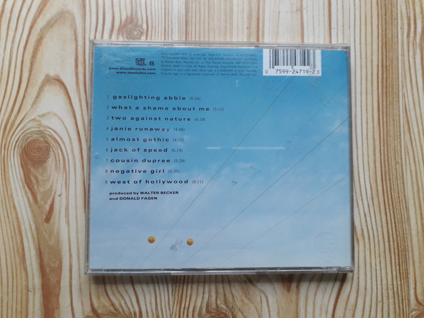 Steely Dan-Two Against Nature CD (9 247 19-2)