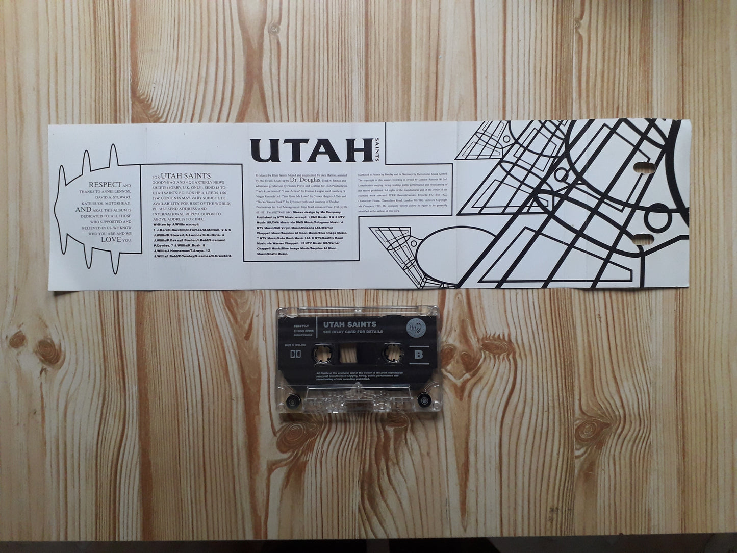 Utah Saints-Utah Saints Cassette (FFRR 828379 4)
