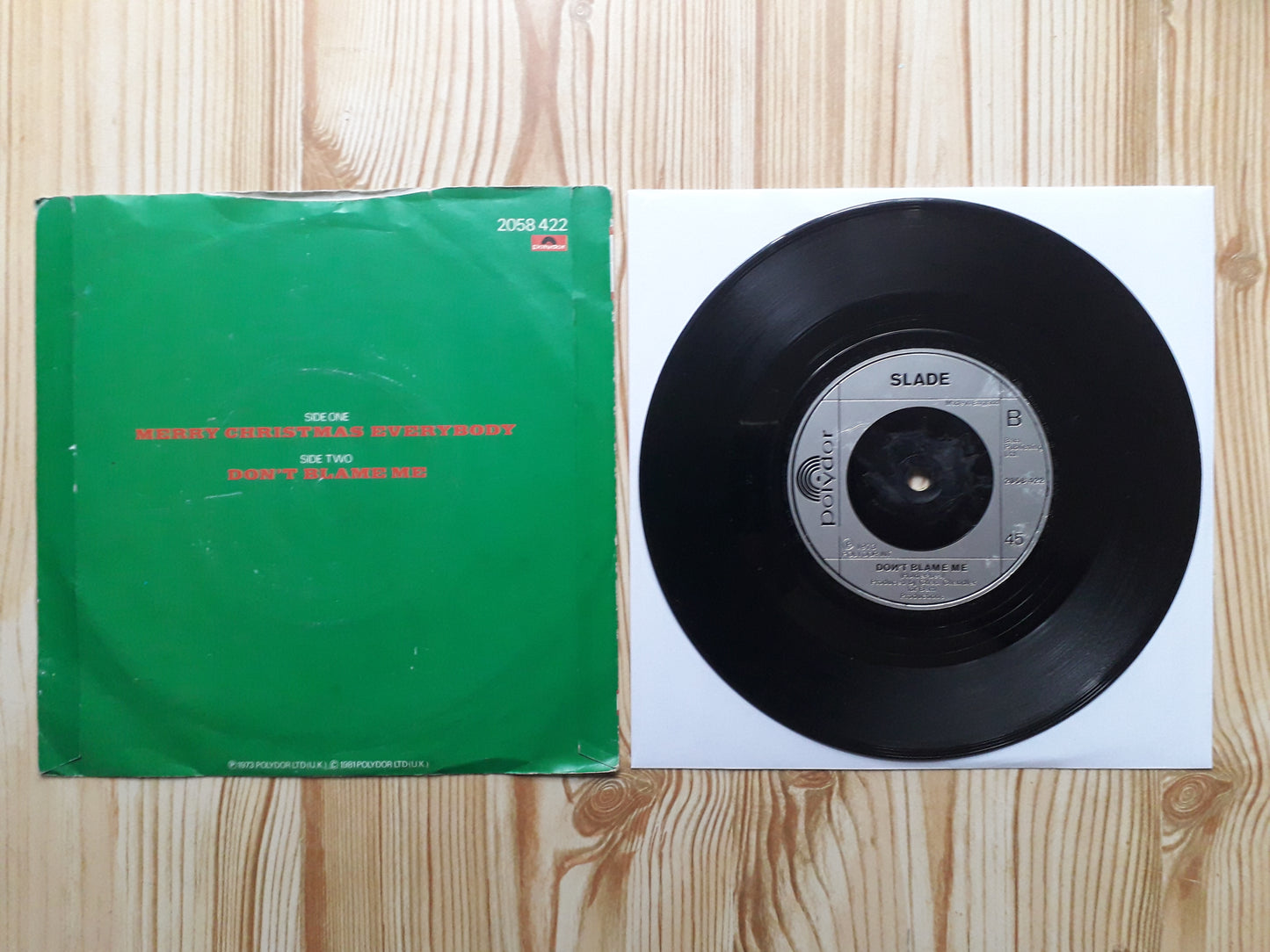 Slade-Merry Christmas Everybody 7" + Sleeve (2058 422)