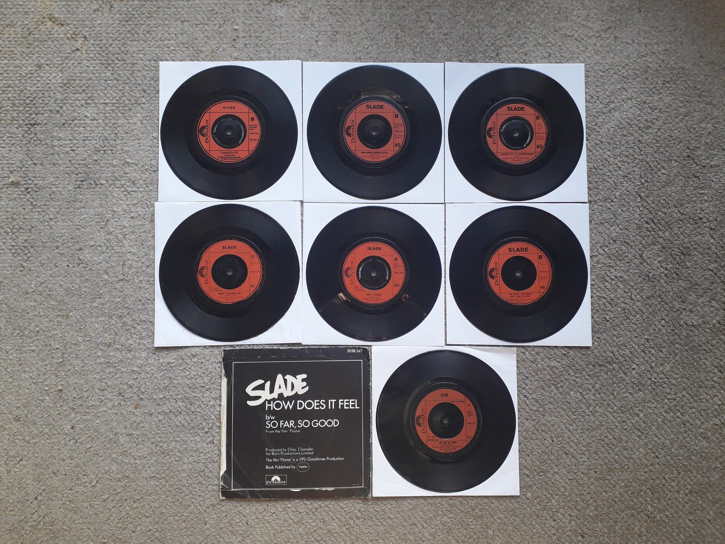 Slade-7" Singles x7! Dun/Mama/Jane/Noize/Stan/Xmas/Feel