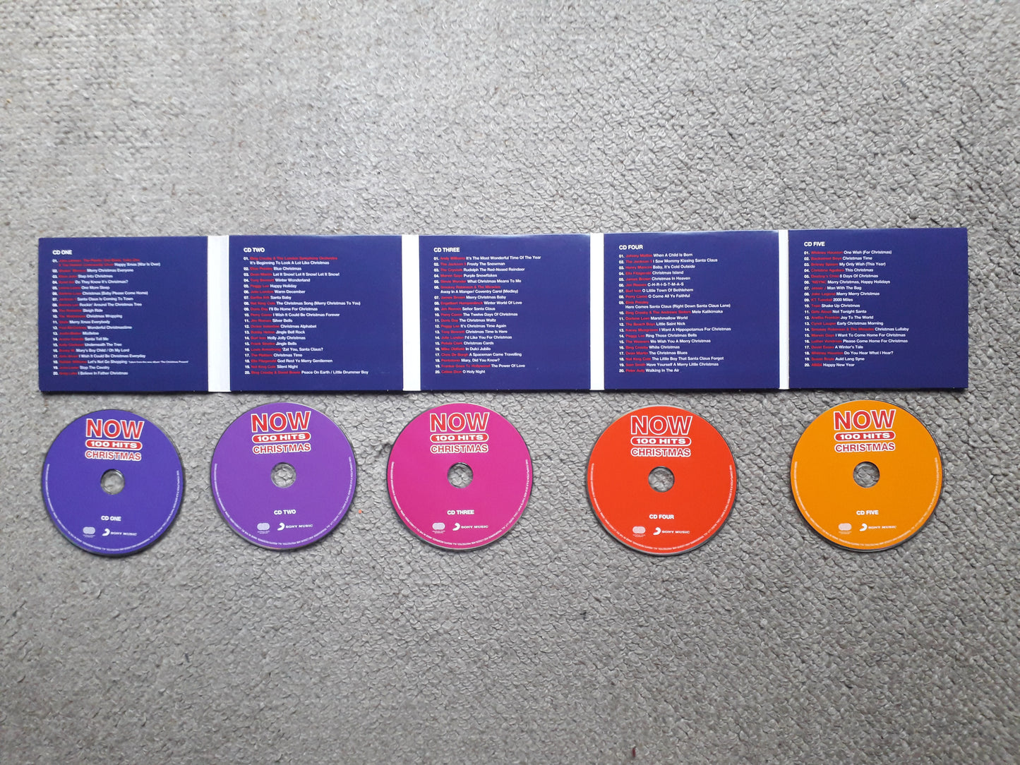 Various-Now 100 Hits Christmas 5 X CD (CDNNNOW88)
