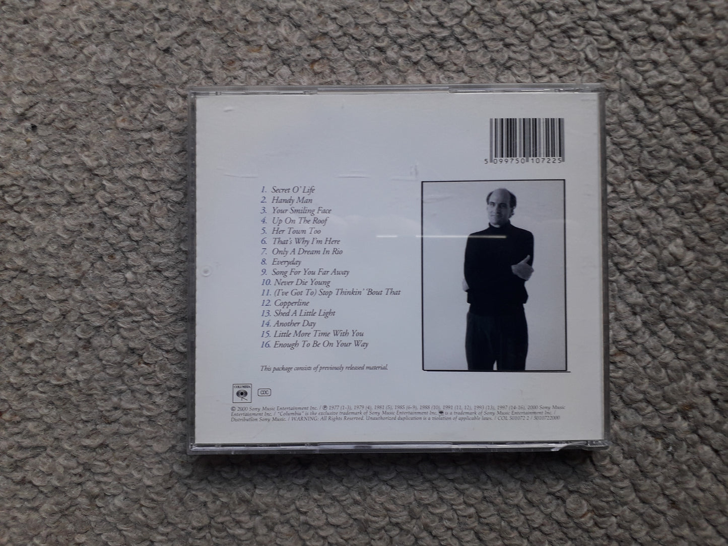 James Taylor-Greatest Hits Volume 2 CD (501072-2)