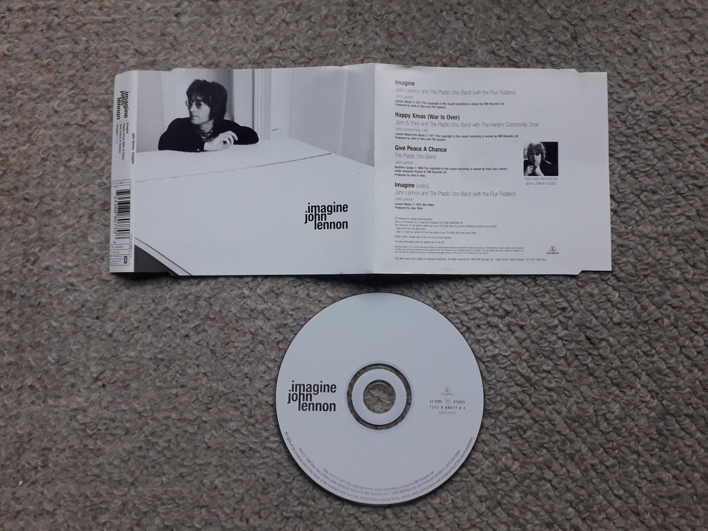 John Lennon-Imagine Special Enhanced CD EP (7243 8 88077 0 8)