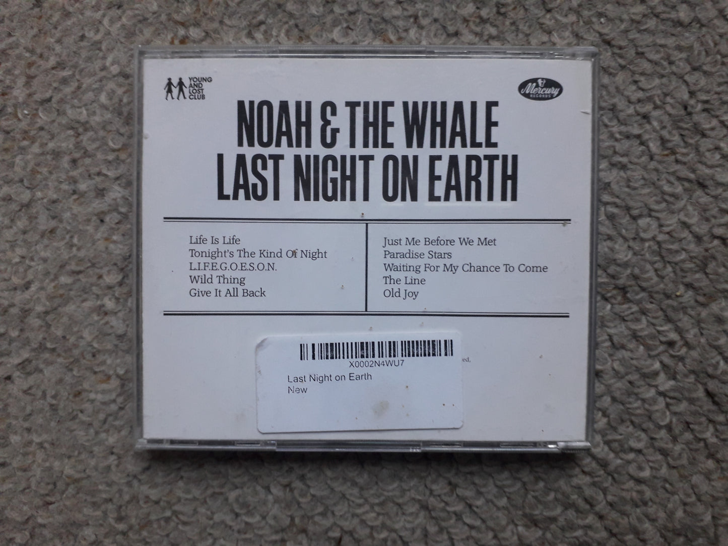 Noah & The Whale-Last Night On Earth CD ( 2760096)