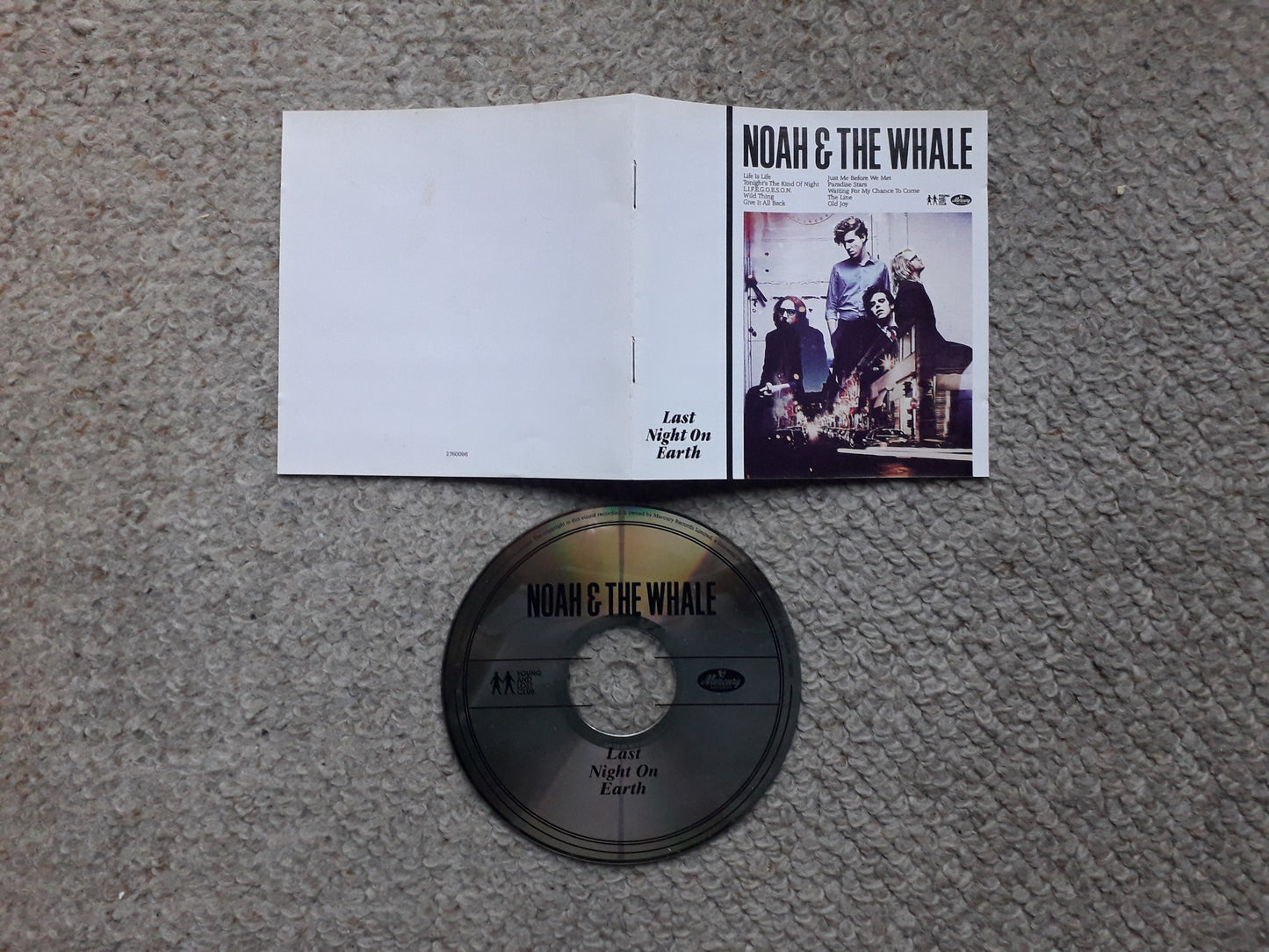Noah & The Whale-Last Night On Earth CD ( 2760096)