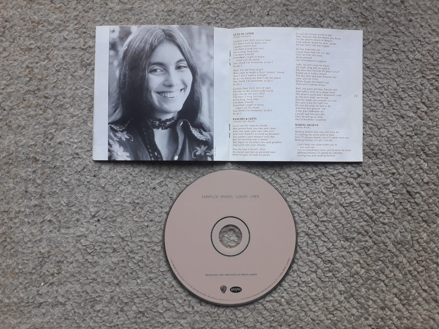 Emmylou Harris-Luxury Liner CD (8122-78110-2) Bonus Tracks