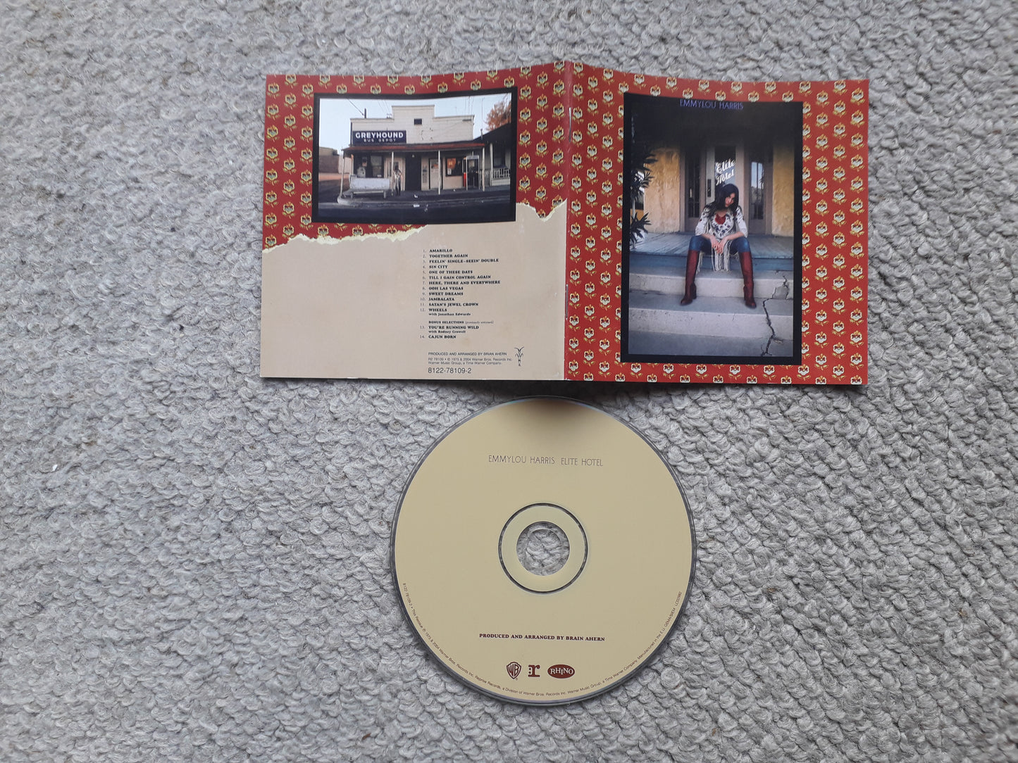 Emmylou Harris-Elite Hotel CD Bonus Tracks (R2 78109)