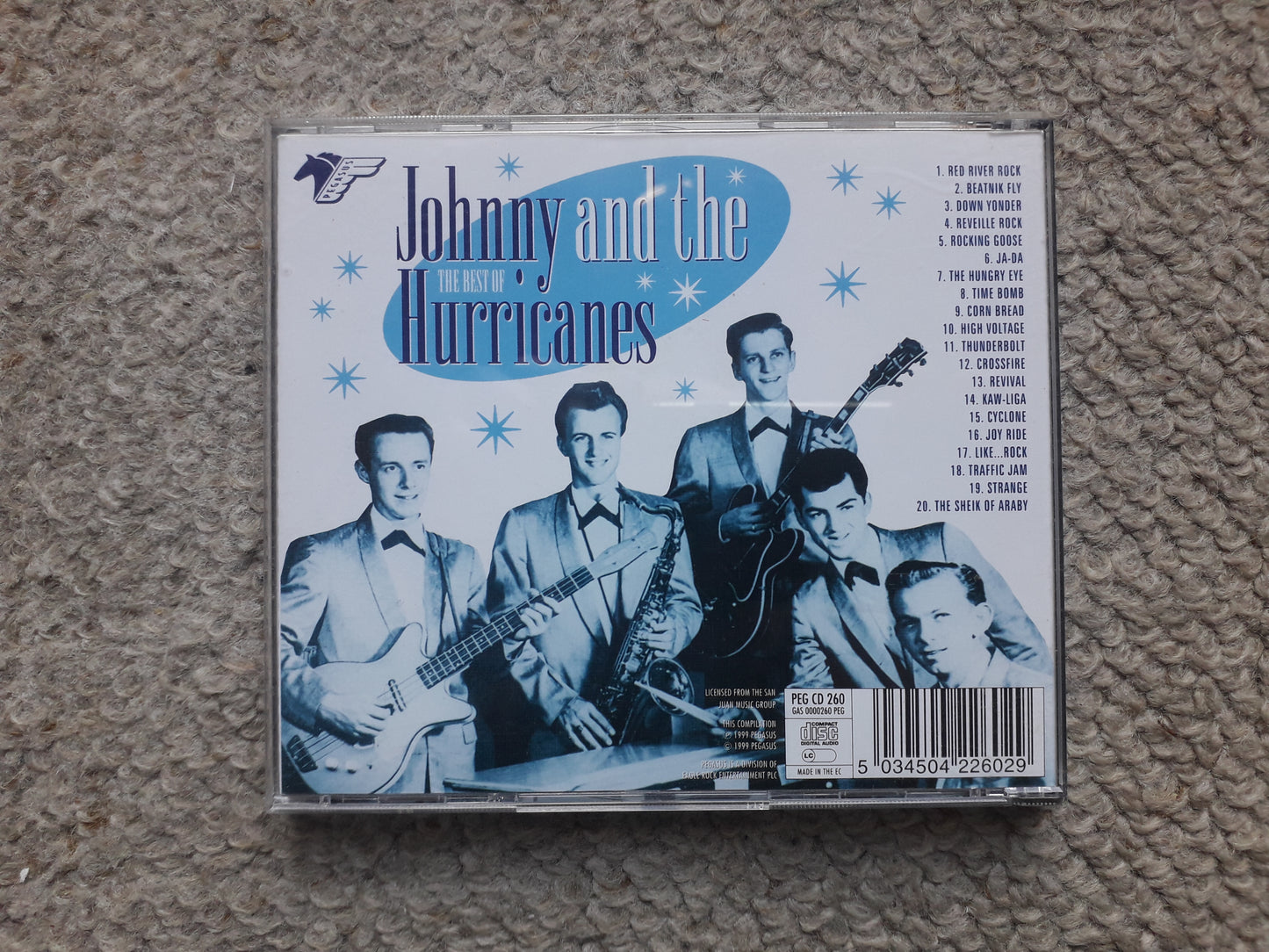 Johnny & The Hurricanes-The Best Of Johnny & The Hurricanes CD (PEG CD 260)