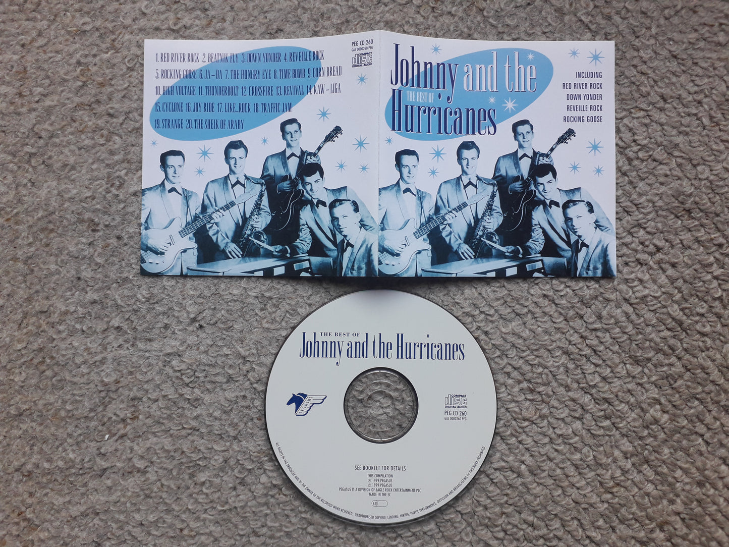 Johnny & The Hurricanes-The Best Of Johnny & The Hurricanes CD (PEG CD 260)