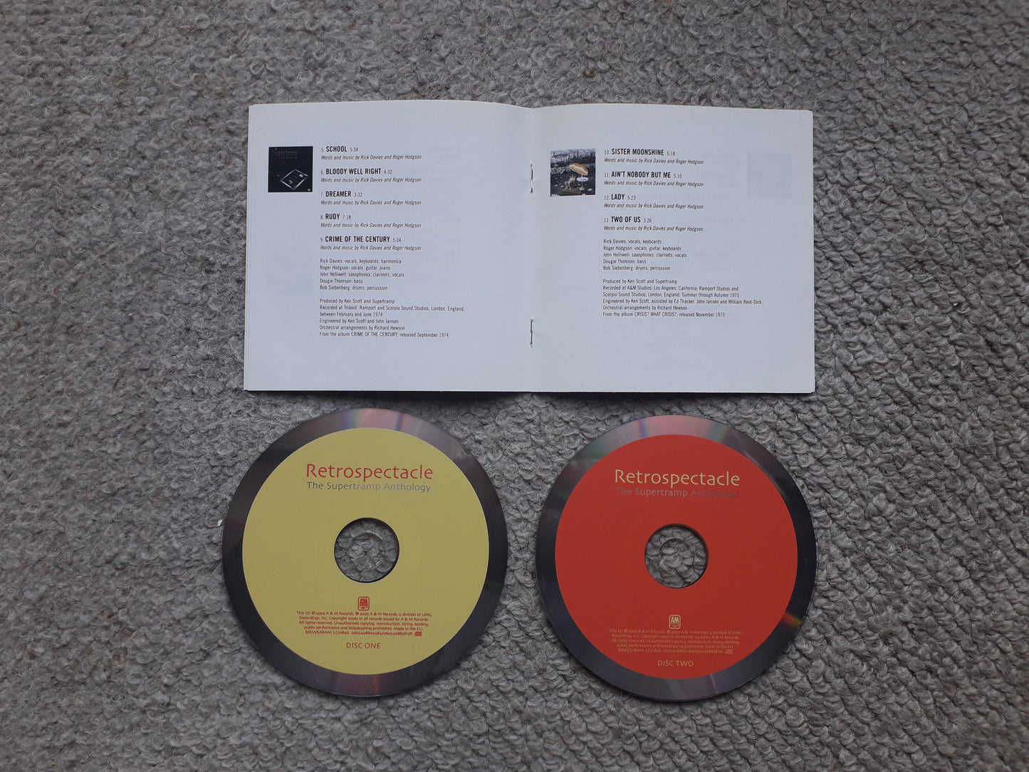 Supertramp-Retrospectacle The Supertramp Anthology Double CD (0602498869284)