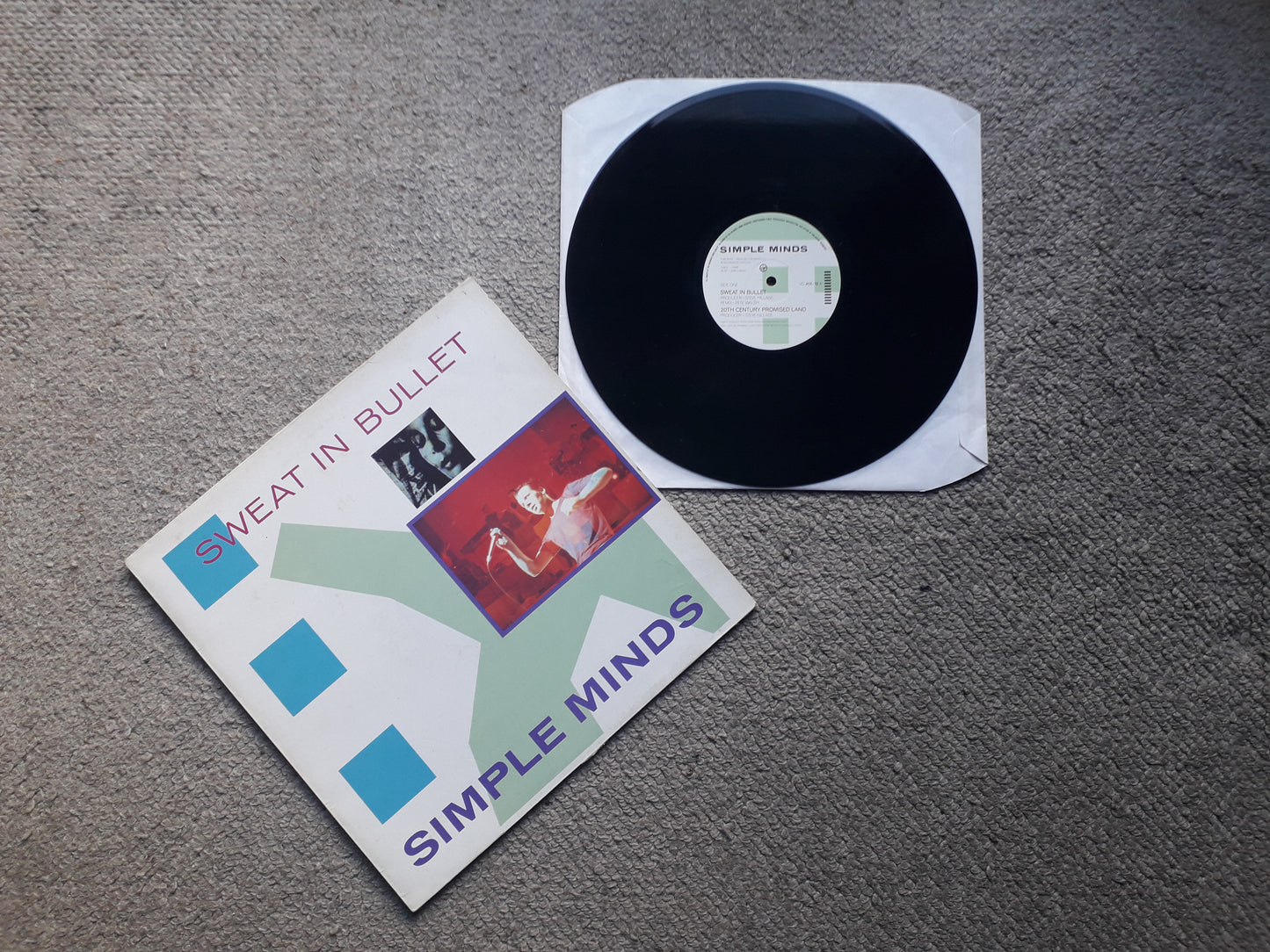 Simple Minds-Sweat In Bullet 12" EP (VS 451-12)