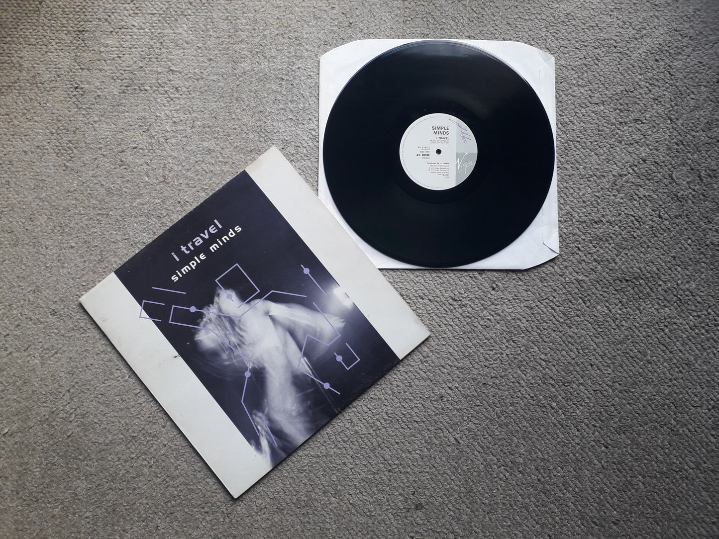 Simple Minds-I Travel 12" EP (VS 578-12)