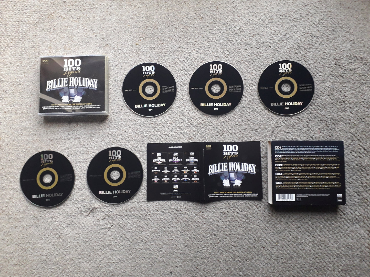 Billie Holiday-100 Hits (Legends) 5 CD Set (LEGENDS017)