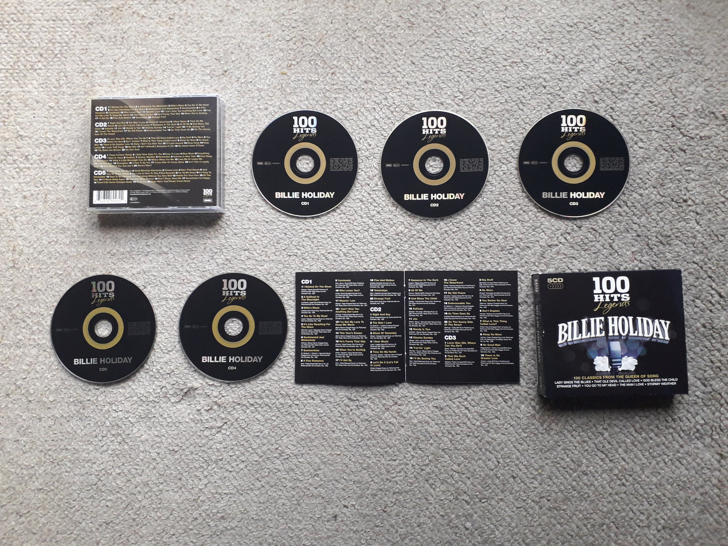 Billie Holiday-100 Hits (Legends) 5 CD Set (LEGENDS017)