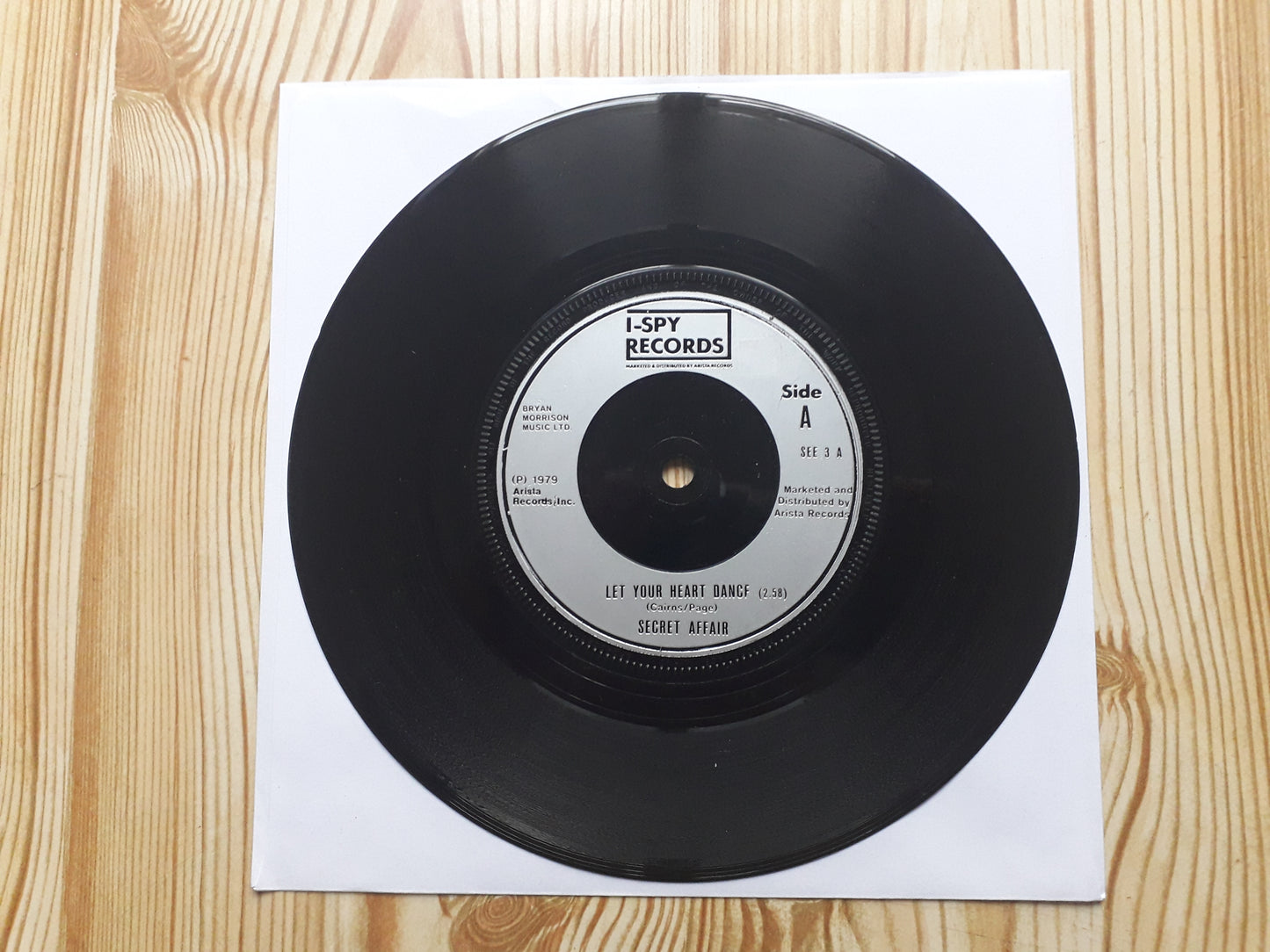 Secret Affair-Let Your Heart Dance 7" (SEE 3)