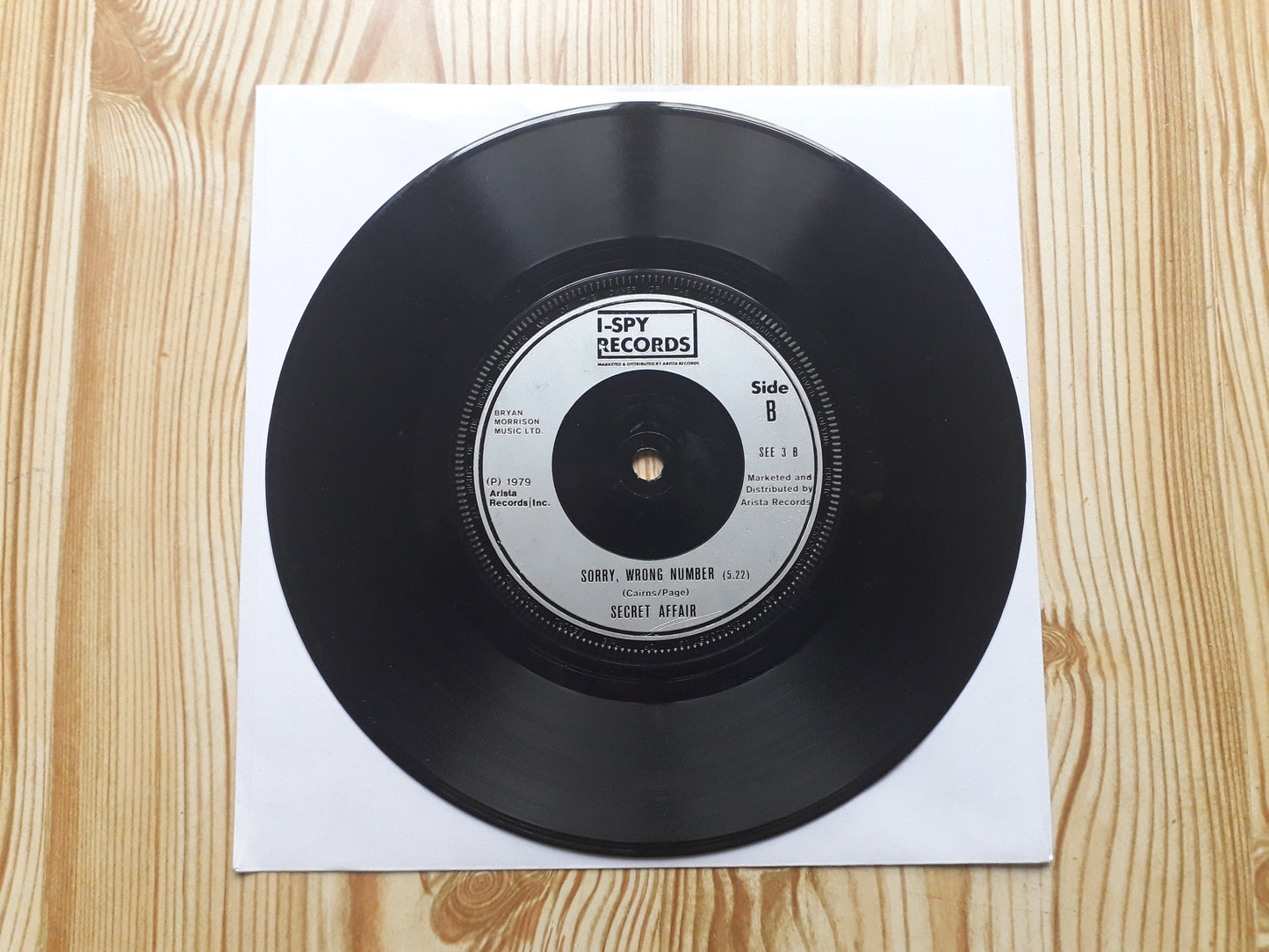 Secret Affair-Let Your Heart Dance 7" (SEE 3)