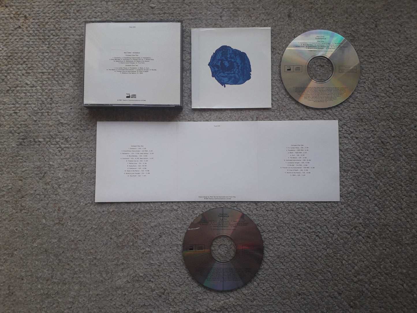 New Order-Substance 1987 Double CD (Facd 200)