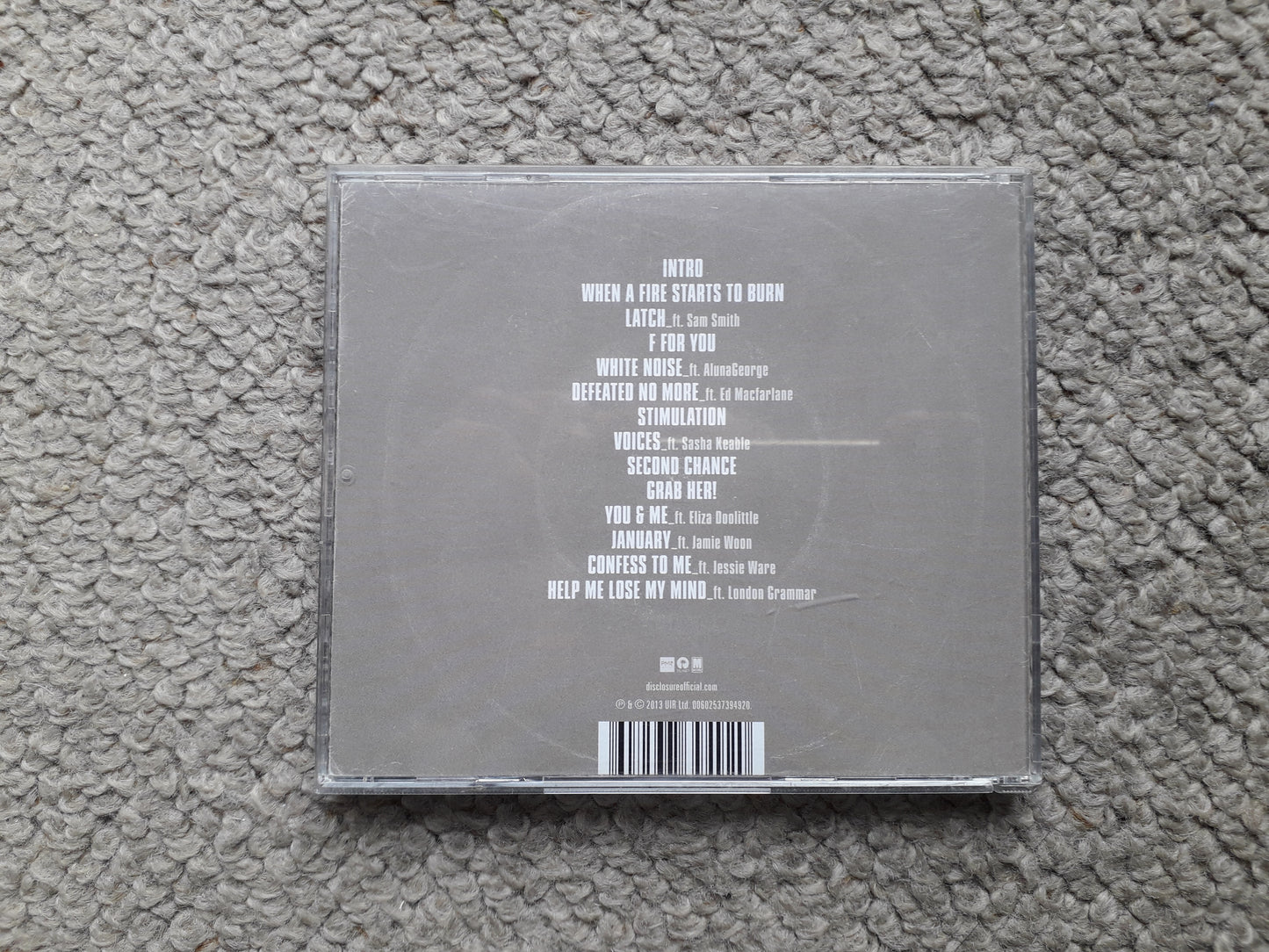 Disclosure-Settle CD (00602537394920)