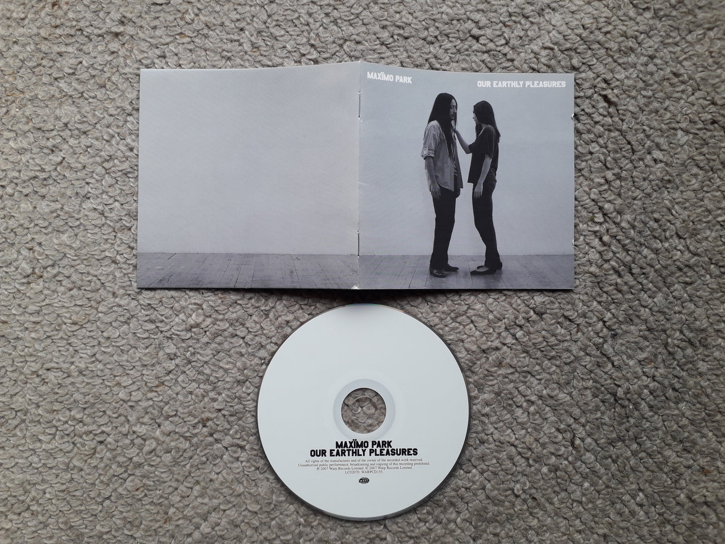 Maximo Park-Our Earthly Pleasures CD (WARPCD155)