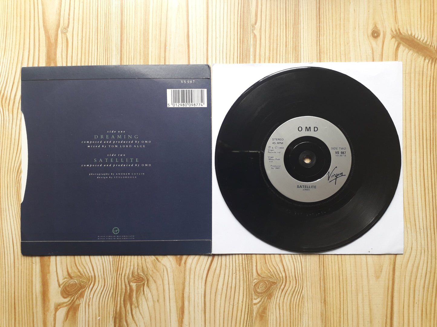 Orchestral Manoeuvres In The Dark – Dreaming 7" (VS 987)