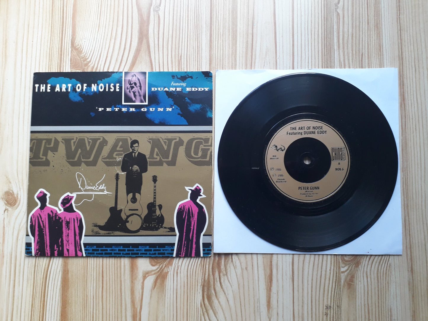 The Art Of Noise Featuring Duane Eddy-Peter Gunn 7" (WOK 6)
