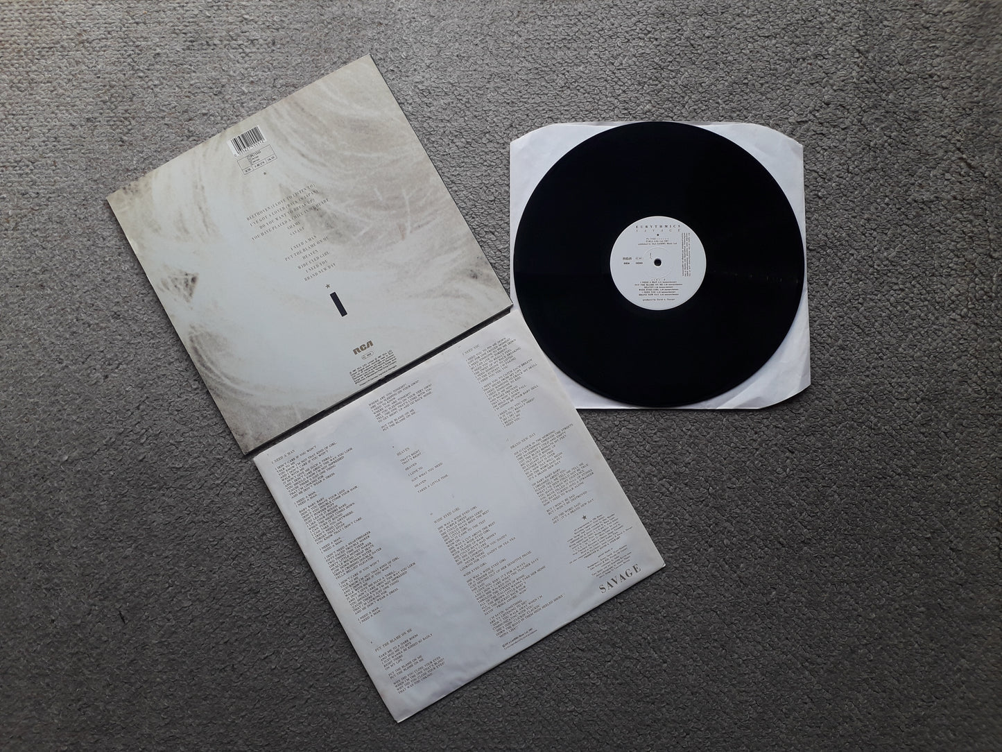 Eurythmics-Savage LP (PL71555)