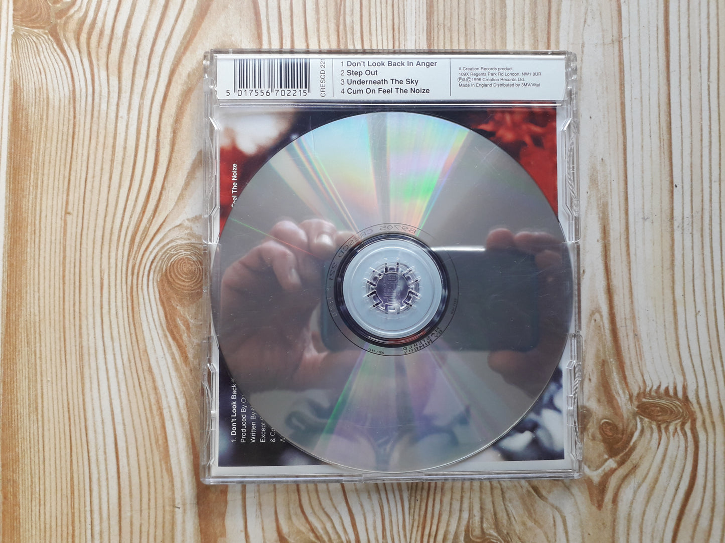 Oasis-Don't Look Back In Anger CD EP (CRESCD 221)