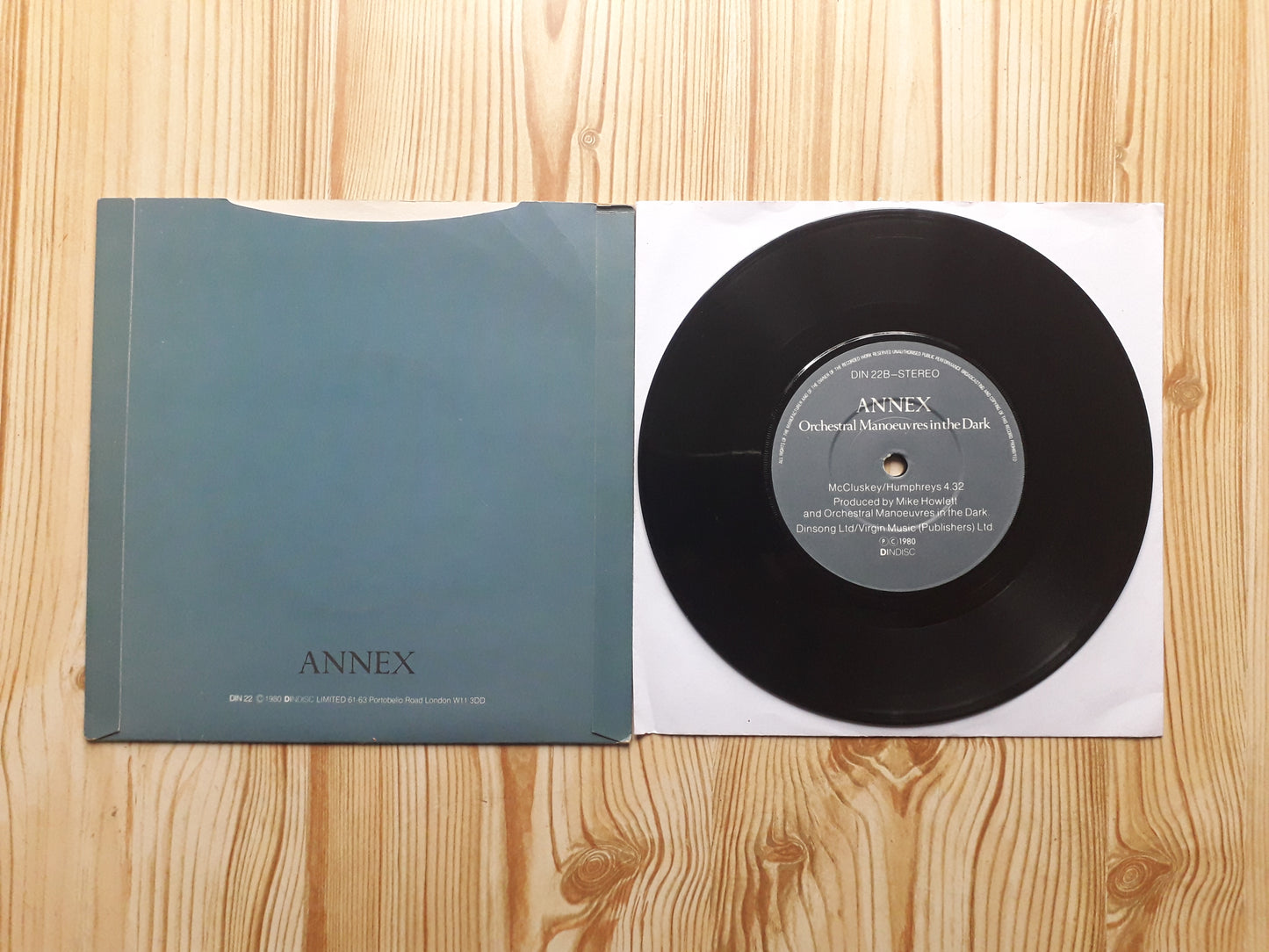 Orchestral Manoeuvres In The Dark – Enola Gay 7" (DIN 22)