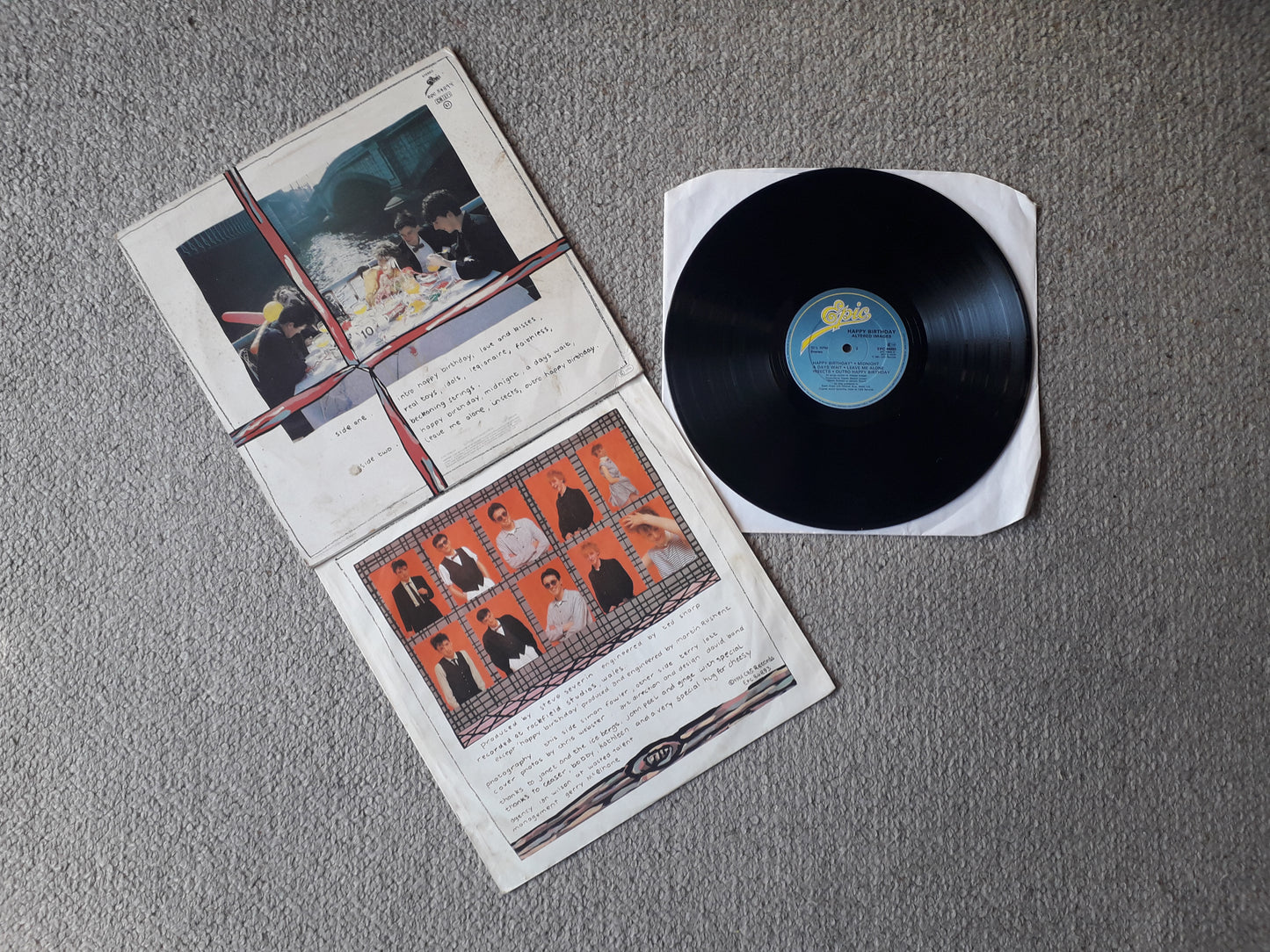 Altered Images-Happy Birthday LP (EPC 84893)