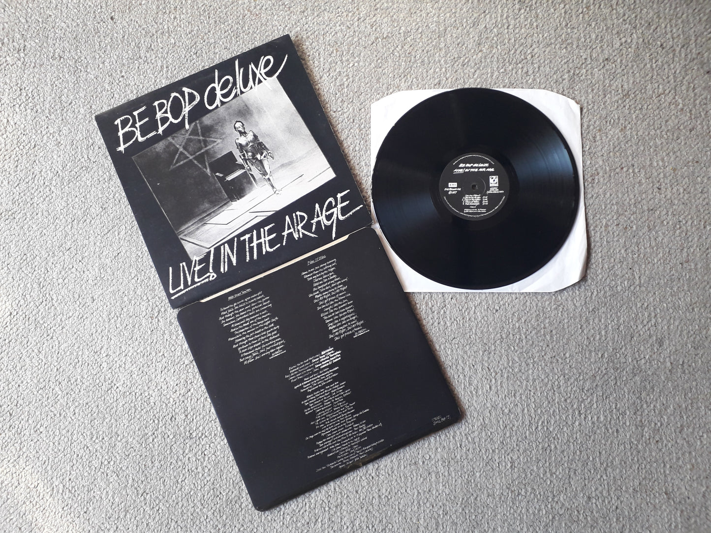Be Bop Deluxe-Live! In The Air Age LP (SHVL 816)