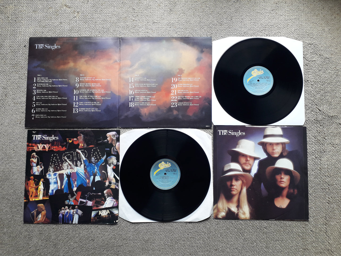 Abba-The Singles (The First Ten Years) Dbl LP (ABBA 10)