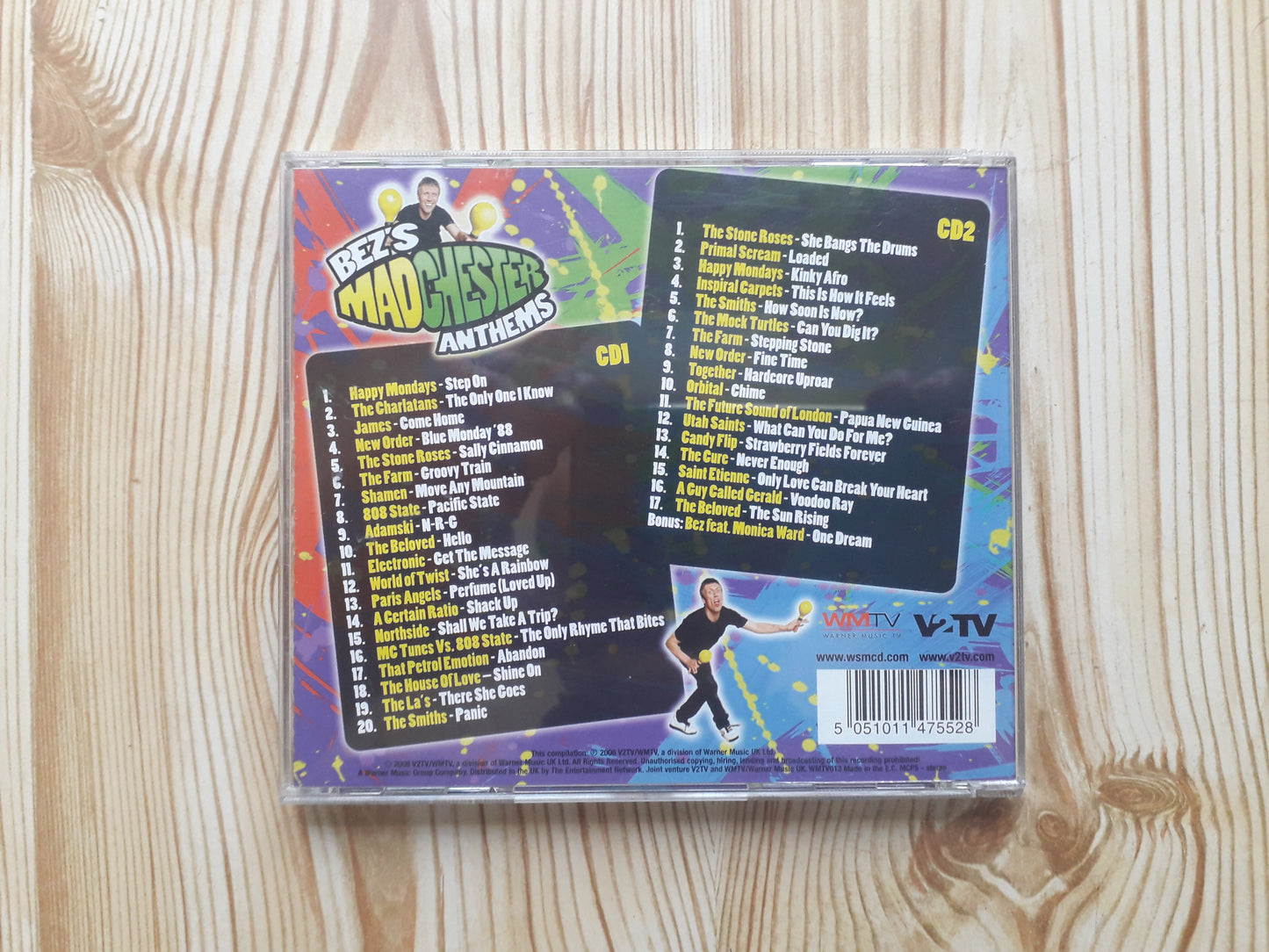 Various – Bez's Madchester Anthems Double CD (WMTV013)
