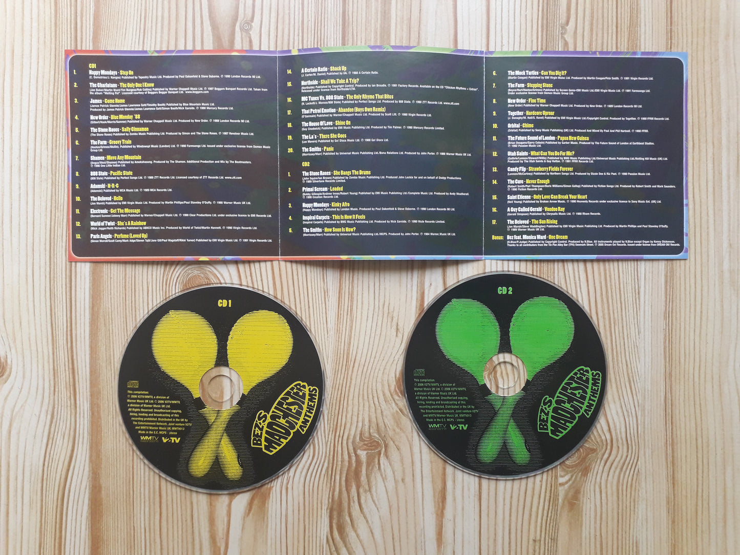 Various – Bez's Madchester Anthems Double CD (WMTV013)