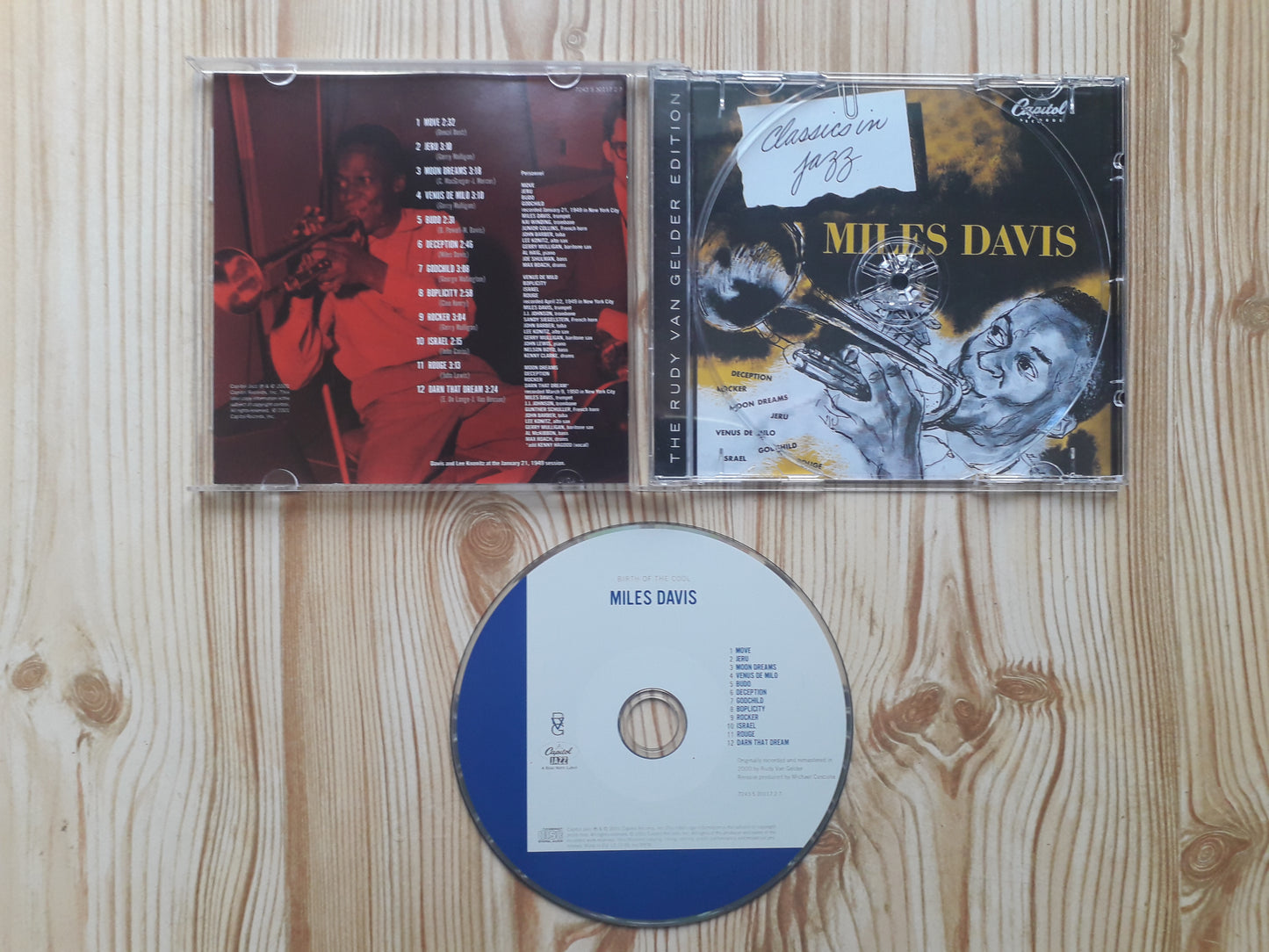 Miles Davis – Birth Of The Cool CD RVG Edition (7243 5 30117 2 7)