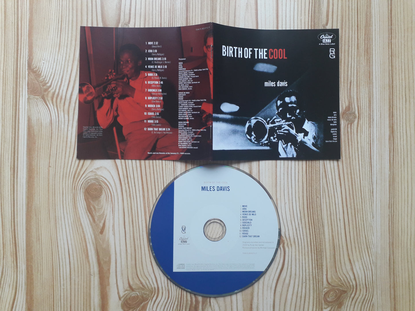 Miles Davis – Birth Of The Cool CD RVG Edition (7243 5 30117 2 7)