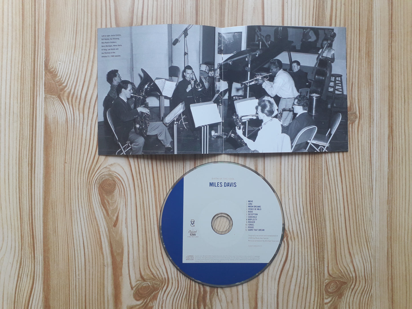 Miles Davis – Birth Of The Cool CD RVG Edition (7243 5 30117 2 7)