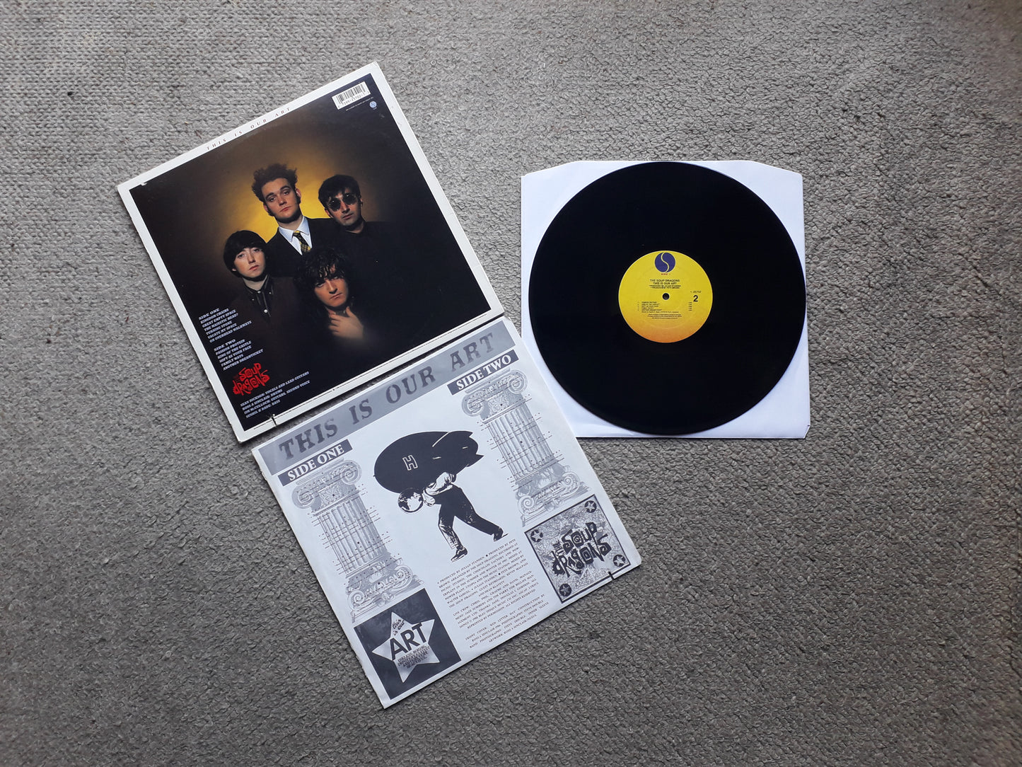 Soup Dragons-This Is Our Art LP (USA 1-25702)