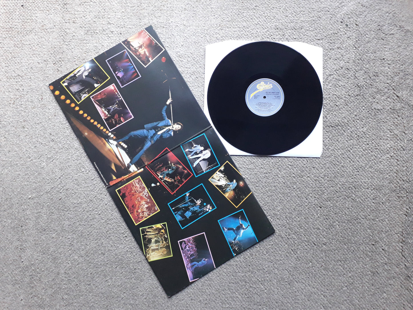 Shakin' Stevens – The Bop Won't Stop LP (EPC 86301 G/Fold)